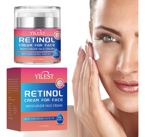 An Um Creme Facial Hialurônico E Retinol Que Descolora
