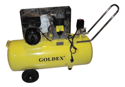 Compresor De Aire Goldex 100 Litros 3 Hp 370 Litros/min Frecuencia No Aplica