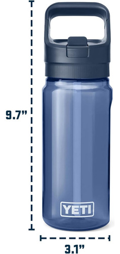 Yeti Yonder Botella De Agua De 600 Oz Con Tapa De Pajita Yon