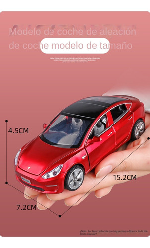 Compatible Con Tesla Model3 Coche Modelo Coche De Juguete