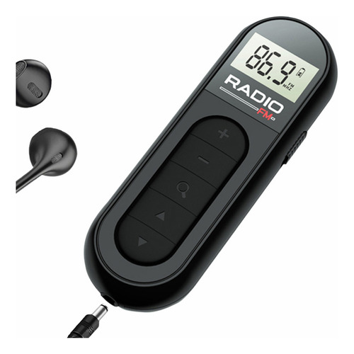 Rádio Fm Mini Pocket 76-108 Mhz Recarregável Lavalier