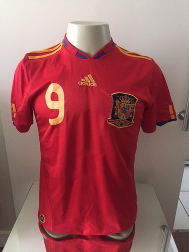Camisa Oficial Seleção Espanha - No 9 - Fernando Torres - M