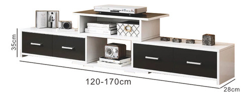 Mueble Mesa Para Tv Moderno Minimalista Escalable 120-170cm