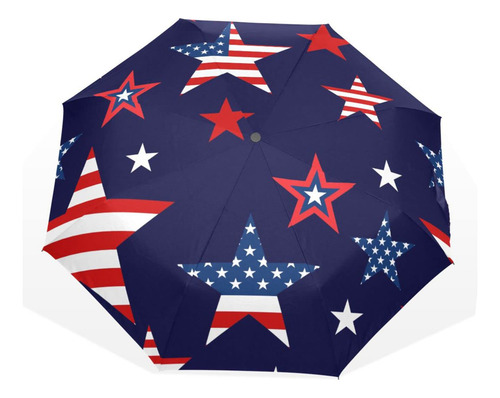 Paragua Viaje Para Lluvia Plegable Impermeable Mano Abierto
