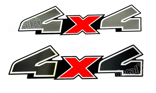 Emblema Adesivo 4x4 Ford Ranger 2010 Par 4410pr Cor RANGER 2010 CLARA