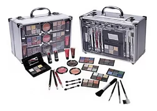 Maletín Set De Maquillaje Profesional Maleta Purpura (2015c)