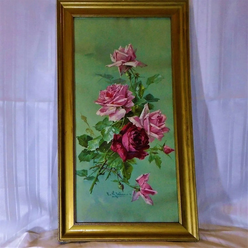 Pinturas Cuadros de Rosas De Colección Catherine Klein N°2