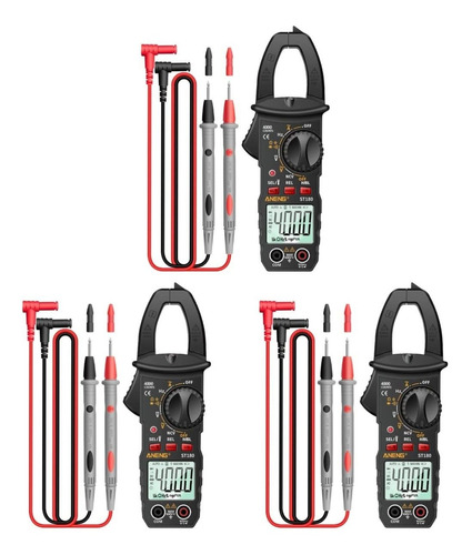 Tehaux 3pcs Multimeter Ammeter And Capacitance Diod Amp