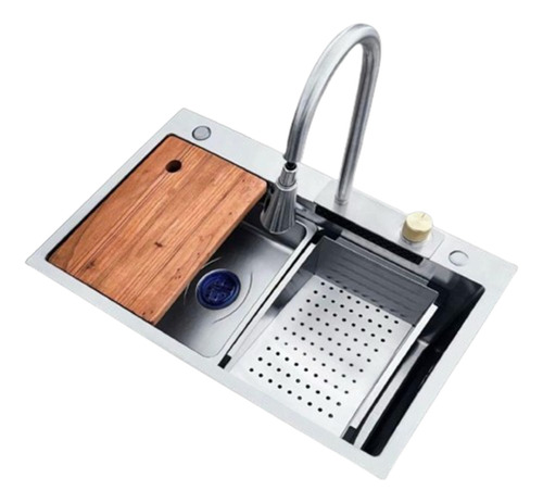 Pileta De Cocina Multifuncion  Acero Inox 304 Kóók 