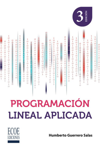 Libro: Programación Lineal Aplicada (spanish Edition)