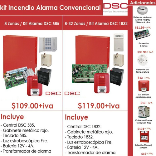 Imagen 8 de 8 de Alarma Para Casa Kit Dsc 1832 585 Sensor De Movimiento