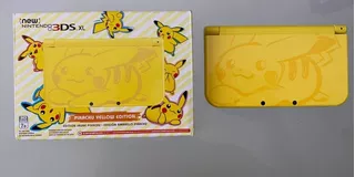 Consola New Nintendo 3ds Xl Versión Pikachu Yellow