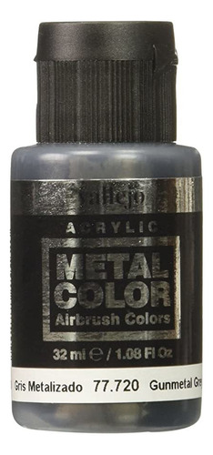 Vallejo Acrílicos Metal Color  gunmetal Gris 32 ml B.