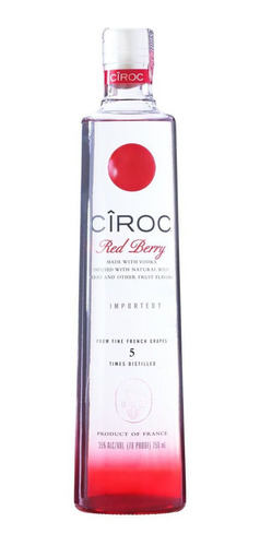 Vodka Ciroc Red Berry 750ml