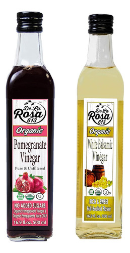 De La Rosa Granada Orgánica Y Vinagre Balsámico Blanco, Vega