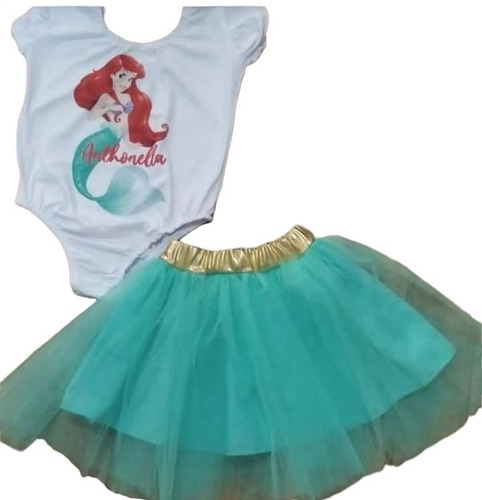 Conjunto TutĂș Y Body Personaje Sirenita Y Otros Personajes