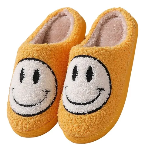 Pantuflas De Algodón Afelpado Smile Winter