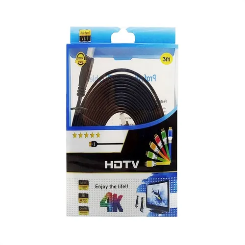 Cable HDMI de 3 Metros (High Speed) / Resolución 4K / Soporta Canal de  Retorno de Audio (ARC) / Soporta 3D / Blindado para Reducir Interferencia /  Chapado en Oro / Alta