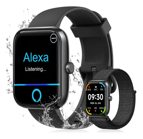 Relógio Inteligente Smartwatch Alexa Chamadas NOVANTE Masculino F...