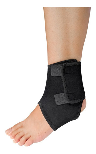 Imagem 2 de 6 de Tornozeleira Ajustável Compressão Ortopédica Neoprene Mbfit