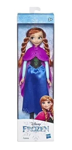 Boneca Frozen Clássica Anna - Boneca Frozen Clássica Anna - HASBRO