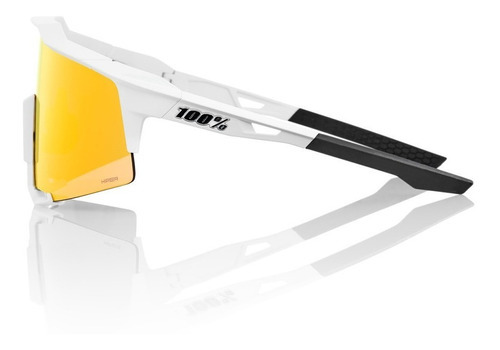 Speedcraft - Soft Tact White - Hiper Red Mirror Lens Color De La Lente Rojo Color Del Armazón Blanco