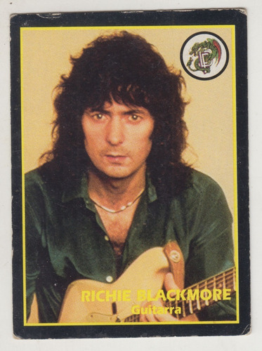 1994 Tarjeta Rock Cards Richie Blackmore Banda Deep Purple 