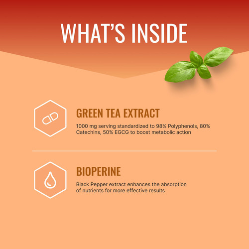 Approved Science Metaboburn Té Verde Y Bioperine 60 Cápsulas