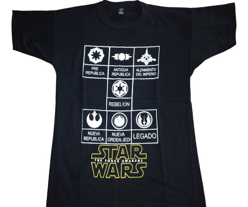 Remera De Star Wars Guerra De Las Galaxias Darth Vader Yoda 