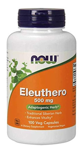 Ahora Alimentos - Eleuthero 500 Mg., 4030, 100, 1