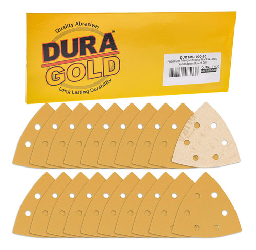 Dura-gold Hojas De Lijado De Ratn Oscilantes Triangulares De