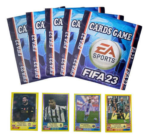 Lote Cartinhas Fifa - 200 Cards - 50 Pacote