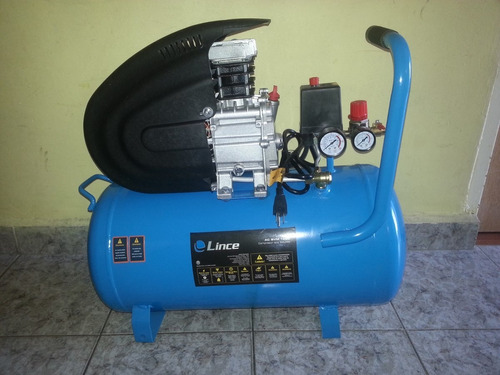 Compresor De Aire 2 Hp 50 Lts Marca Lince