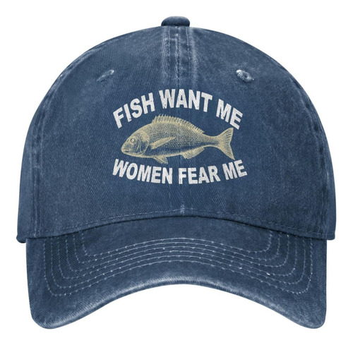 Sombrero Mujer Want Me Fishes Fear Me Sombrero Mujer Gorra