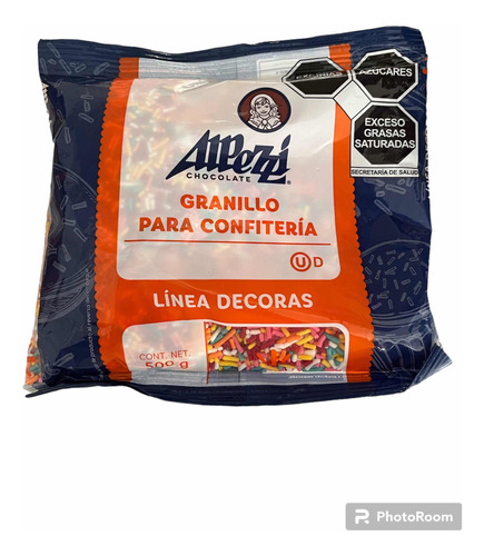 Alpezzi Chocolate Granillo Para Confitería 500g