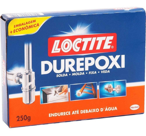 Massa Adesiva Epóxi Durepoxi 50g - Loctite Kit Com 5