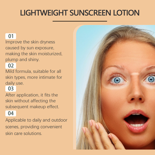 Una Crema De Protección Solar Ligera Con Una Fuerte Protecci