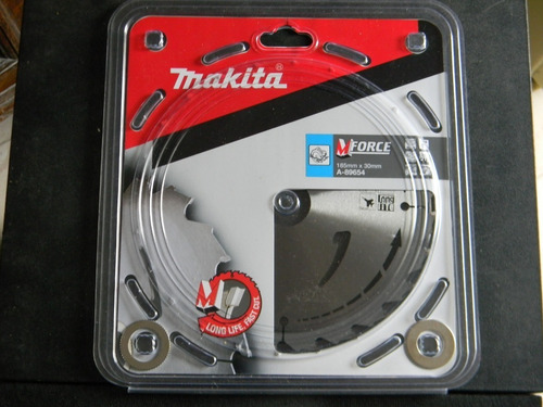 Hoja Sierra Makita Force 185mm 24d Apta Madera Clavo A-89654