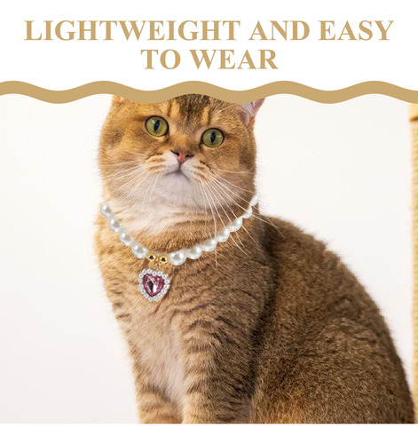 Coleira Bead Dog: Colar De Pérolas Para Cães E Gatos -