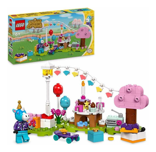 Lego Animal Crossing Fiesta De Cumpleaños De Azulino 77046