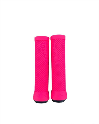 Imagen 3 de 5 de Puños De Silicon Color Fucsia Para Bicicleta