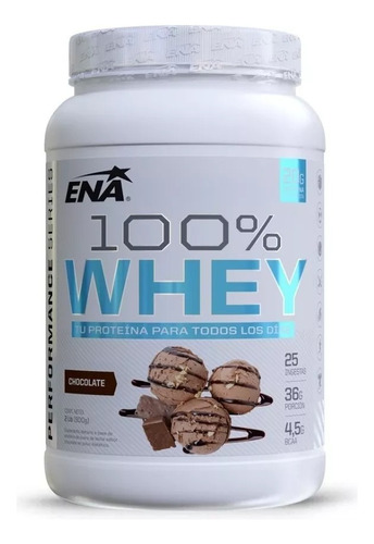 100% Whey 2 Lb - Whey Protein Proteina Ena X3 Unidades