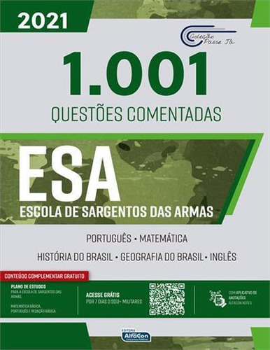 1001 Questões Comentadas - Esa, De Equipe Alfacon. Editora Alfacon, Capa Mole Em Português, 2021