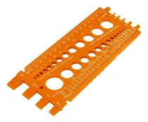 Comprar Regleta Calibradora Tuercas Y Tornillos, 22 Cm Truper 10811
