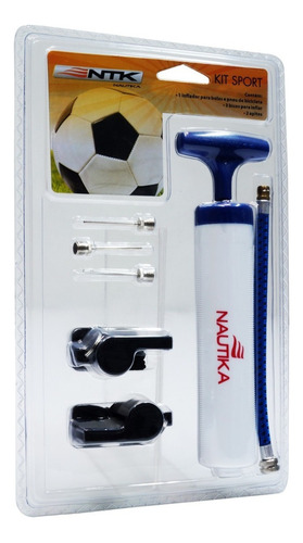 Inflador Manual Kit Deportivo Para Inflar Balon Nautika Spor