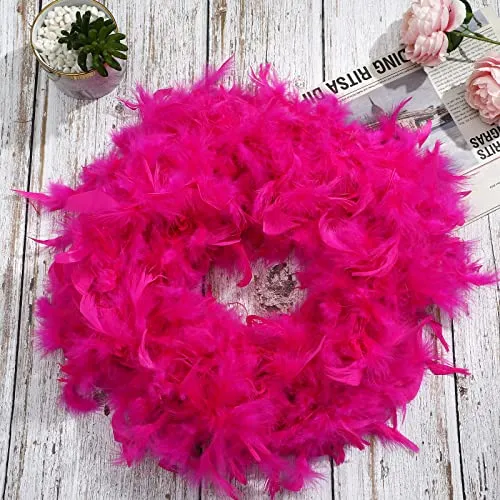 Haimay Boa De Plumas De Pavo De 40 G De 4,4 Yardas Para Fies