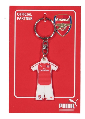 Llavero Puma En Forma De Playera Arsenal