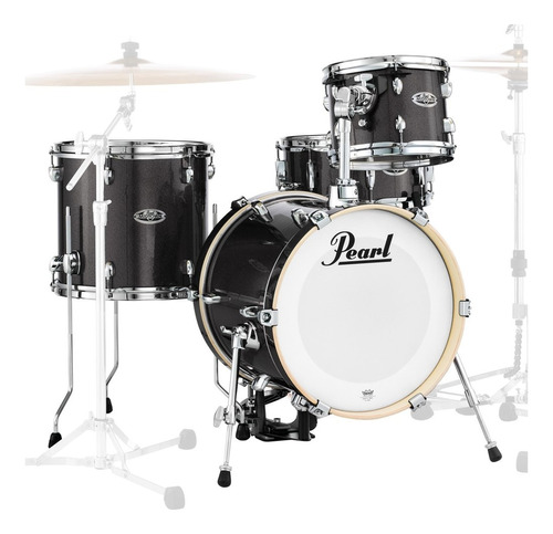 Pearl Midtown Bateria 4 Cuerpos Bombo 16 10 13 Redo 13