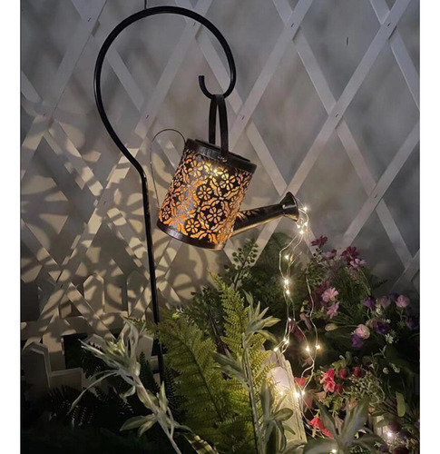 Regadera Led Energía Solar Lámpara De Luz De Jardín