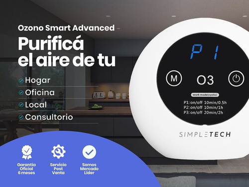 Imagen 5 de 7 de Deshumidificador Ozonizador Ideal Ambientes 75mts2 200mts3
